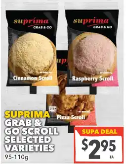 Supa Valu Suprima grab & go scroll selected varieties offer