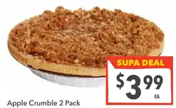 Supa Valu Apple Crumble offer