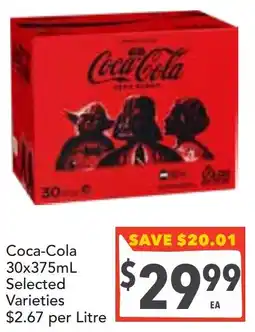 Supa Valu Coca-Cola Selected Varieties offer