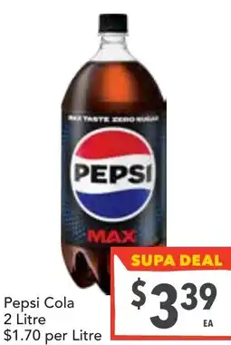 Supa Valu Pepsi Cola offer