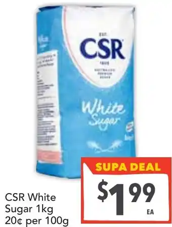 Supa Valu CSR White Sugar offer