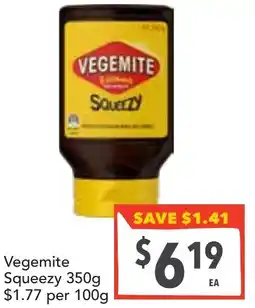 Supa Valu Vegemite Squeezy offer