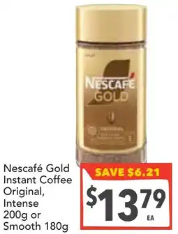 Supa Valu Nescafรฉ Gold Instant Coffee Original, Intense or Smooth offer