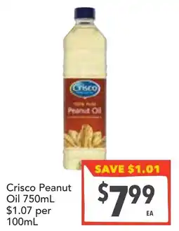 Supa Valu Crisco Peanut Oil offer
