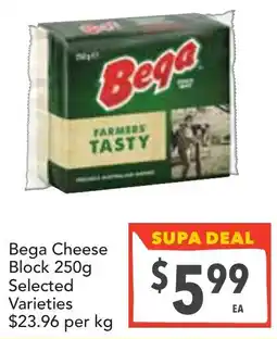 Supa Valu Bega Cheese Block Selected Varieties offer