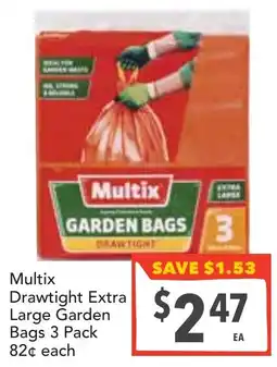Supa Valu Multix Drawtight Extra Large Garden Bags offer