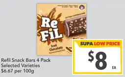 Supa Valu Refil Snack Bars Selected Varieties offer