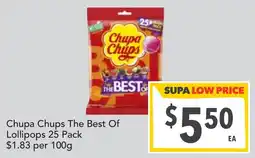 Supa Valu Chupa Chups The Best Of Lollipops offer