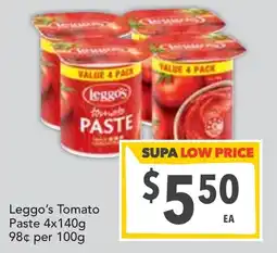 Supa Valu Leggo's Tomato Paste offer
