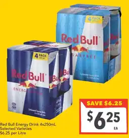 Supa Valu Red Bull Energy Drink Selected Varieties offer