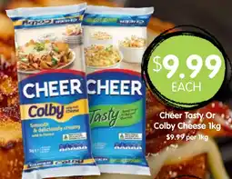 Spudshed Cheer Tasty Or Colby Cheese offer