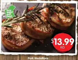 Spudshed Pork Medallions offer
