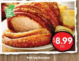 Spudshed Pork Leg Boneless offer