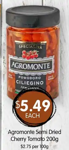 Spudshed Agromonte Semi Dried Cherry Tomato offer