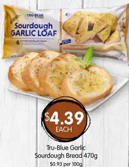 Spudshed Tru-Blue Garlic Sourdough Bread offer