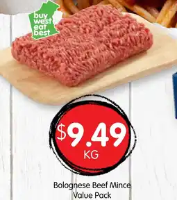 Spudshed Bolognese Beef Mince Value Pack offer