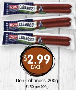 Spudshed Don Cabanossi offer