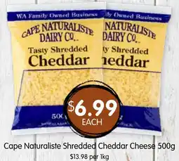 Spudshed Cape Naturaliste Shredded Cheddar Cheese offer