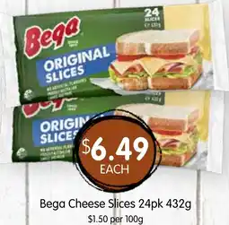 Spudshed Bega Cheese Slices 24pk offer