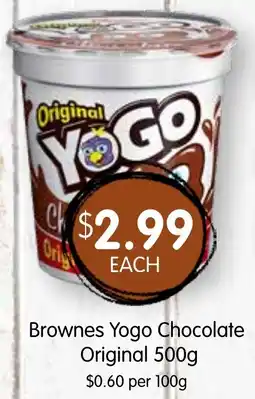 Spudshed Brownes Yogo Chocolate Yoplait Multipack Varieties offer