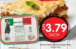 Spudshed Mamma Rosa's Kitchen Lasagne offer