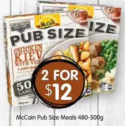 Spudshed McCain Pub Size Meals offer