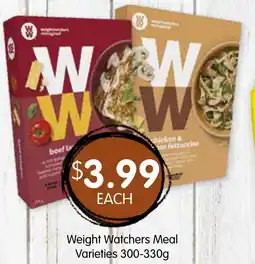 Spudshed Weight Watchers Meal Varieties offer