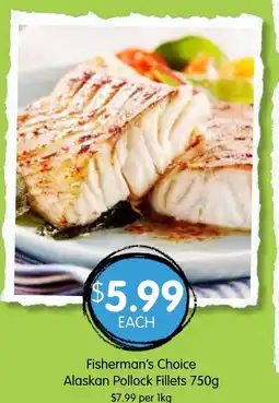 Spudshed Fisherman's Choice Alaskan Pollock Fillets offer