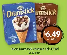 Spudshed Peters Drumstick Varieties 4pk offer