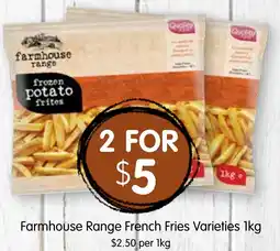 Spudshed Farmhouse Range French Fries Varieties offer