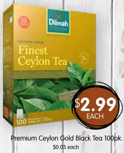 Spudshed Premium Ceylon Gold Black Tea 100pk offer