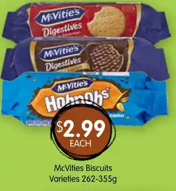 Spudshed McVities Biscuits Varieties offer
