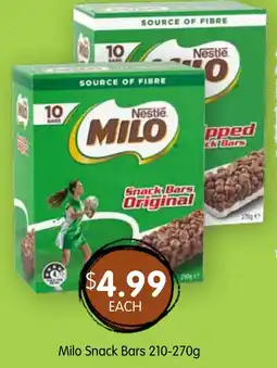 Spudshed Milo Snack Bars offer