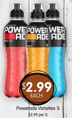 Spudshed Powerade Varieties offer