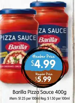 Spudshed Barilla Pizza Sauce offer