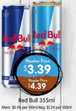 Spudshed Red Bull offer