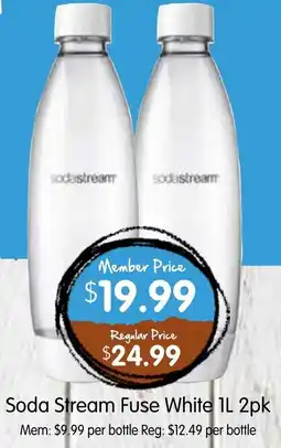 Spudshed Soda Stream Fuse White 2pk offer