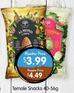 Spudshed Temole Snacks offer