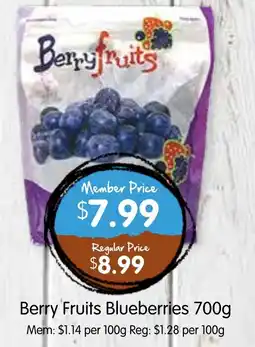 Spudshed Berry Fruits Blueberries offer