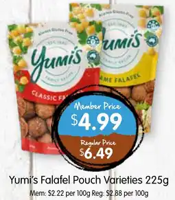 Spudshed Yumi's Falafel Pouch Varieties offer