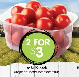 Spudshed Grape or Cherry Tomatoes offer