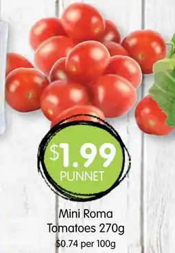 Spudshed Mini Roma Tomatoes offer