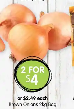 Spudshed Brown Onions offer