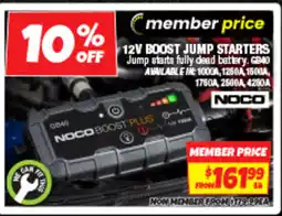 Autobarn 12v boost jump starters offer