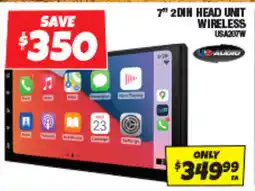 Autobarn 7" 2din head unit wireless offer