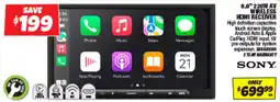 Autobarn 6.9" 220w av wireless hdmi receiver offer