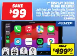 Autobarn 7" display digital media receiver offer