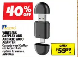 Autobarn Wireless carplay and android auto adapter offer
