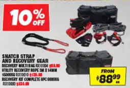 Autobarn Snatch strap and recovery gear offer