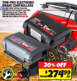 Autobarn Tow-pro electronic brake controllers offer